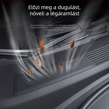ABS védőfedél a Tesla Model 3 belépő levegőcsatornájához (új verzió) – porvédő sapka, logó nyomtatva, engedélyezett magánmárka
