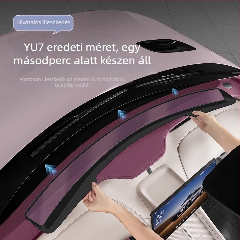Xiaomi YU7 HUD védőfedél – ABS anyag, belső módosítási kiegészítő, modell Xiaomi YU7