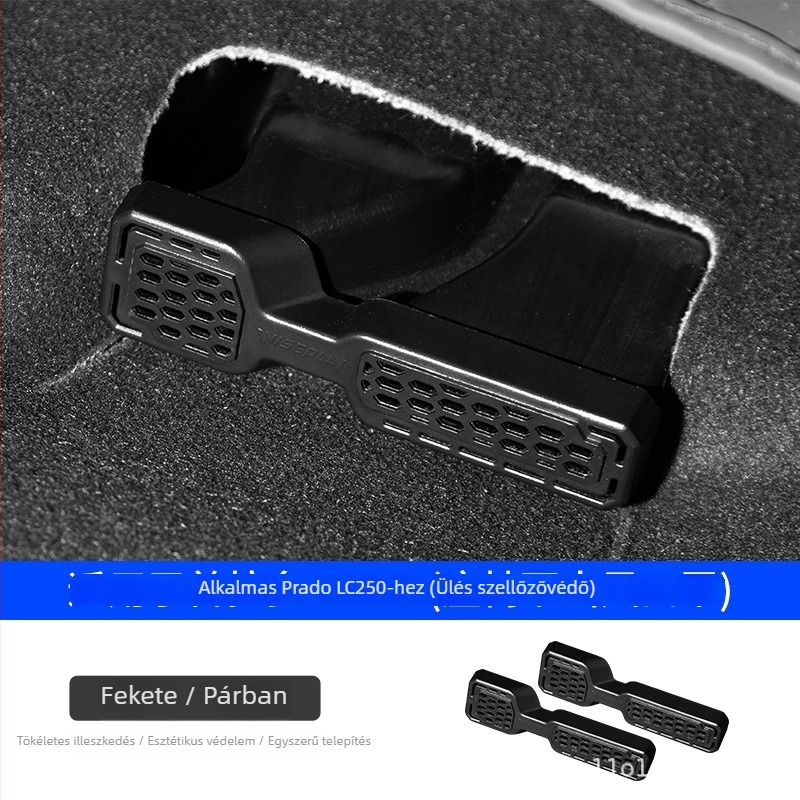 Prado ülés légkivezető fedél – szivárgás elleni kialakítás, szellőztető kiegészítő; Márka: Fit club; Anyag: PP; Feldolgozás: Testreszabás nélküli