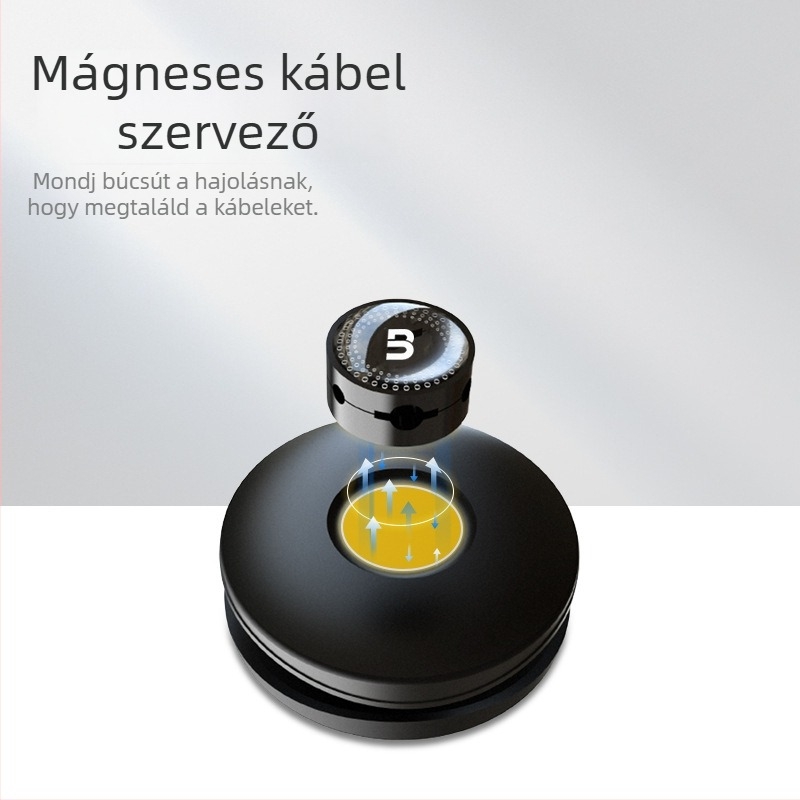 BEN.JACK BAL200906 kábelfogó asztali szervező, PP műanyag, kábelrendező a telefon- és fülhallgató kábelekhez