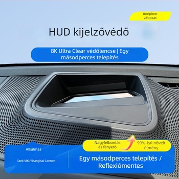 HUD védőburkolat Tank 500 és a Shanhai Cannon beépített verziójához, ABS + üveg
