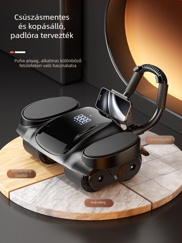 Hasizom görgő LCD nagy kijelzővel, automatikus visszatéréssel, nem összecsukható, súly 2,2 kg, családi használatra
