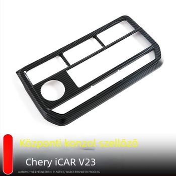 Chery iCAR V23 belső tér – központi szellőzőcsatorna dekorpanel, ABS, testreszabható belső kiegészítő