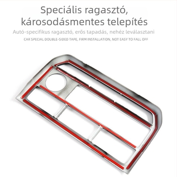 Chery iCAR V23 belső tér – központi szellőzőcsatorna dekorpanel, ABS, testreszabható belső kiegészítő