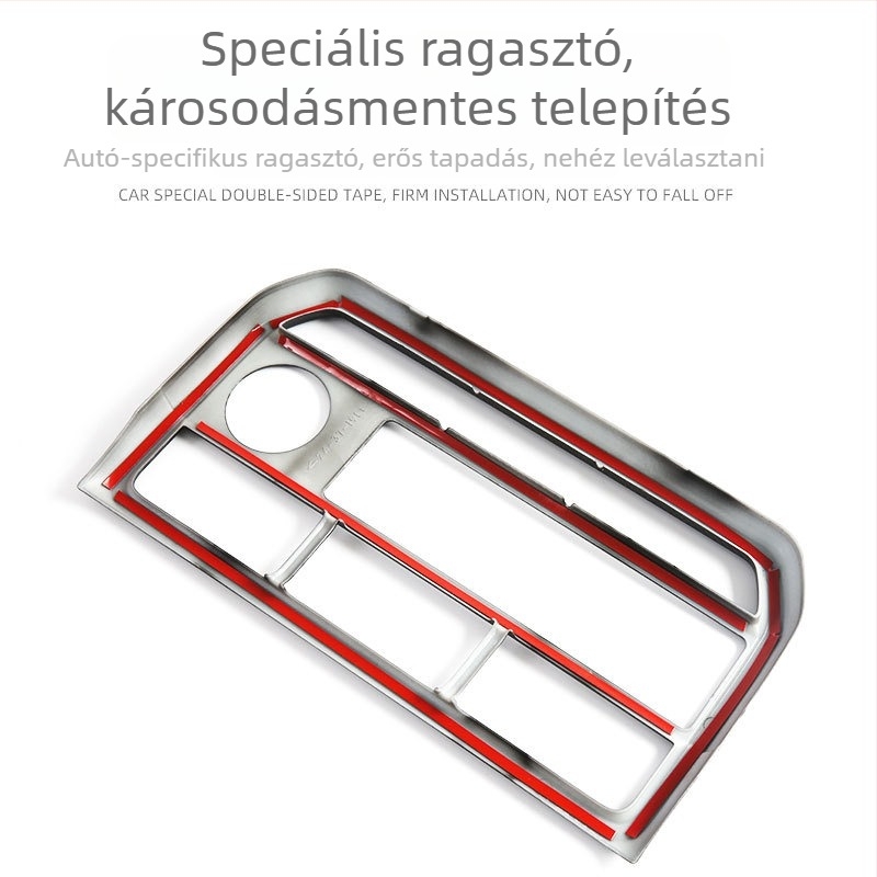 Chery iCAR V23 belső tér – központi szellőzőcsatorna dekorpanel, ABS, testreszabható belső kiegészítő