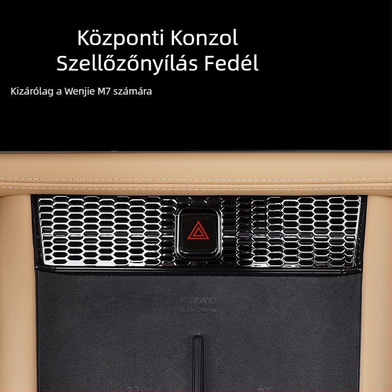 Wenjie M7 központi konzol légventil védőfedél, ABS anyag; kompatibilis 24 modellel
