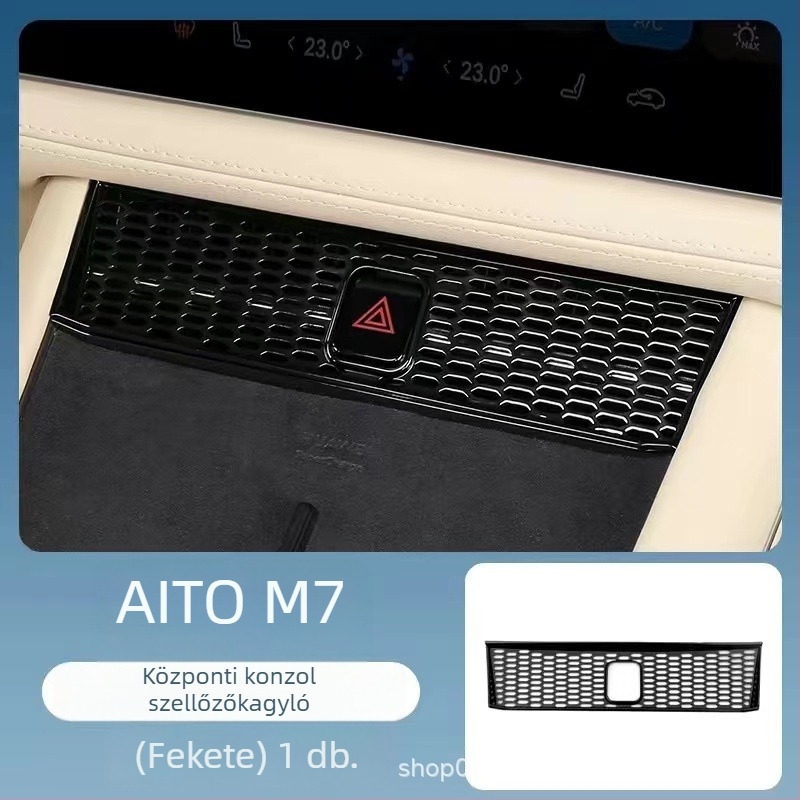 Wenjie M7 központi konzol légventil védőfedél, ABS anyag; kompatibilis 24 modellel