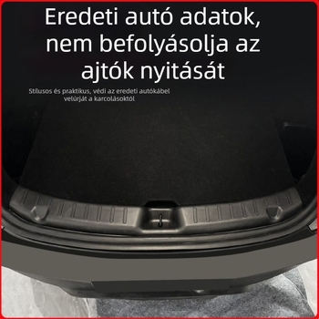 Model Y csomagtartó küszöbvédő, PP anyag, ragasztásos felszerelés, autó oldal belső dekoráció