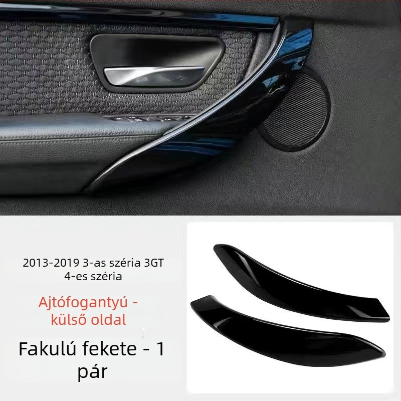 BMW 3/4 Sorozat belső ajtófogantyú és karfa karbon szálas belső borítása (F30) (Illeszkedik: BMW F30; Befejezés: karbon; Logó: nincs; Tartalmazza: belső ajtófogantyú és karfa)