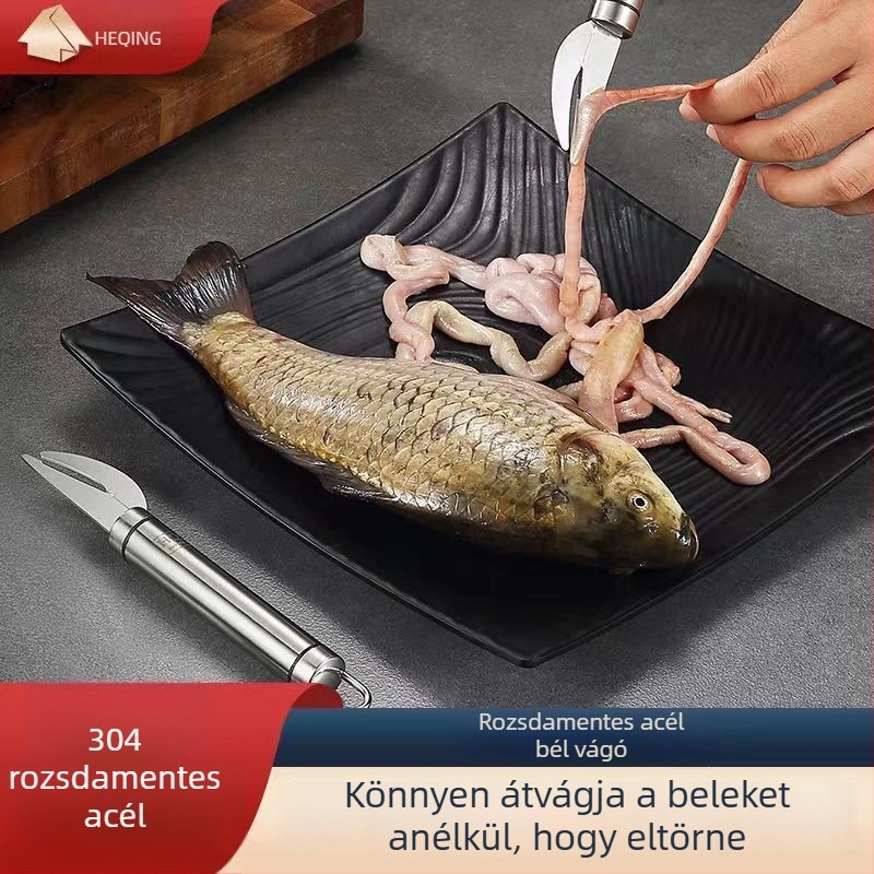 Rozsdamentes acél belsőhasító kés madarak és halak számára – 2024-es megjelenés