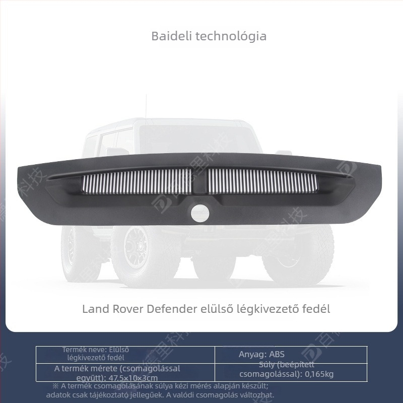 Land Rover Defenderhez való légkivezető fedél | Bedri márka | Anyag: ABS | Modell: Air conditioning outlet cover