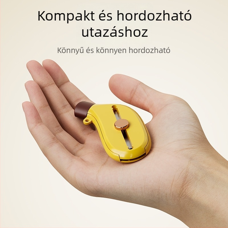 Banán hámozó kés — hordozható mini 3 az 1-ben eszköz hámozáshoz és vágáshoz, kihúzható rozsdamentes acél penge