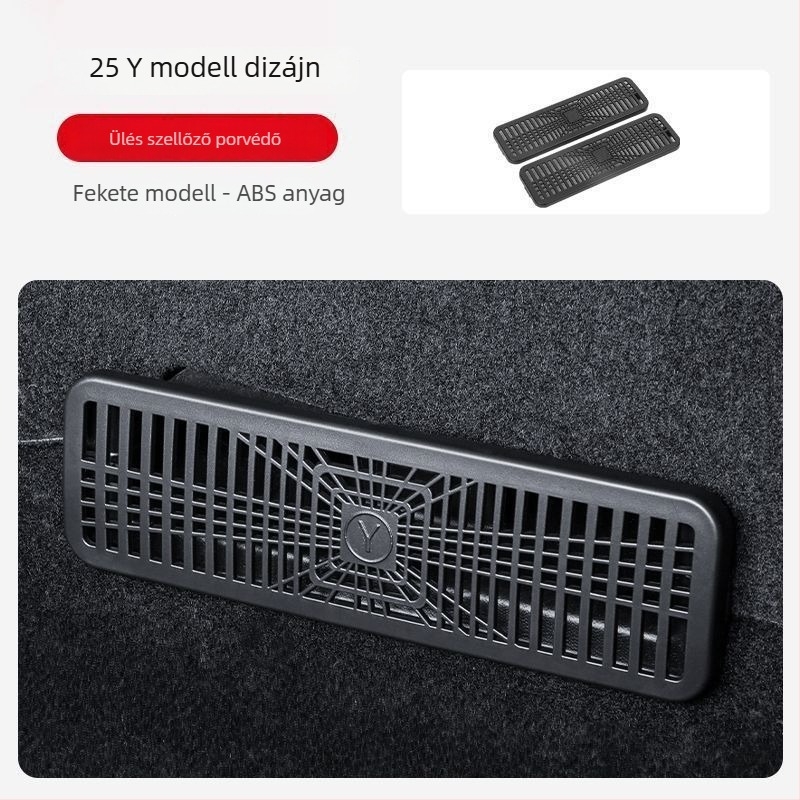 Tesla Model 3/Y-hez szánt ülés alatti légkivezető védőfedél | ABS anyag, testreszabás elérhető, Guangzhou eredet
