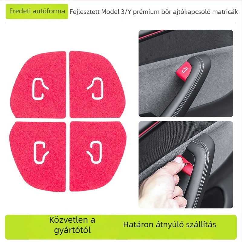Tesla Model 3/Y ajtókapcsoló védő matrica, modell TSL1981, testreszabható, anyag: Egyéb, márka: Egyéb