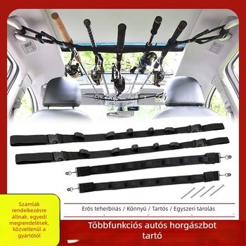 Univerzális autós horgászbot tartó SUV/MPV/RV/minivan kompatibilis