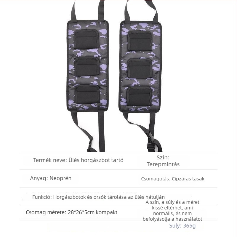 Univerzális autós horgászbot tartó SUV/MPV/RV/minivan kompatibilis