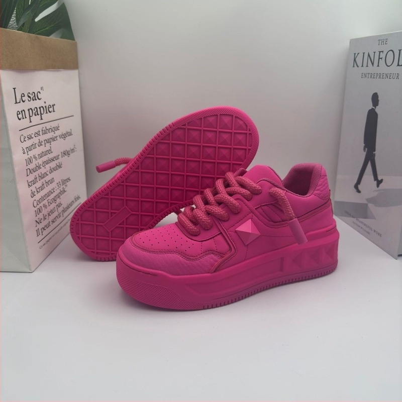 Női vastag talpú slip-on cipő, mindennapi stílus, mikroszálas felsőrész, gumírozott talp, 3–5 cm sarokmagasság