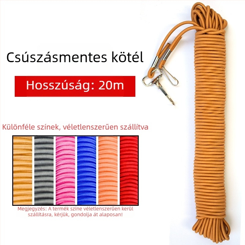 Horgászbot védő elasztikus kötél, nylon‑gumiszalag