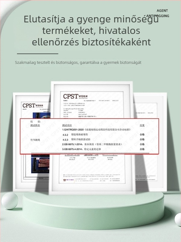 RICHO Gyerek ugrókötél – PE anyag, 2.8 specifikáció, fitnesz felszerelés
