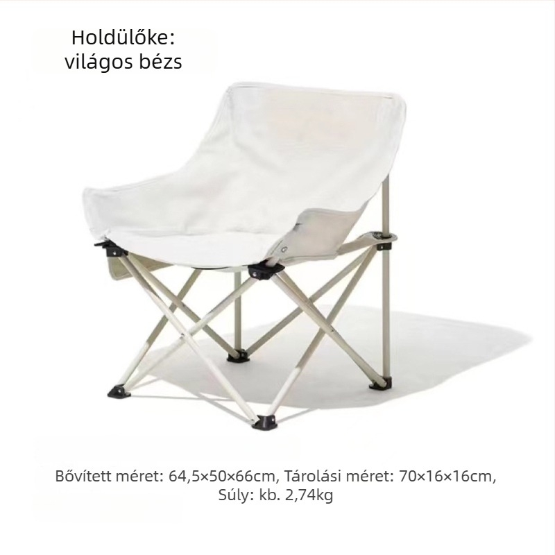Moon Chair összecsukható kemping szék, Oxford vászon, Yi Jia Wen Yan márka, testreszabható