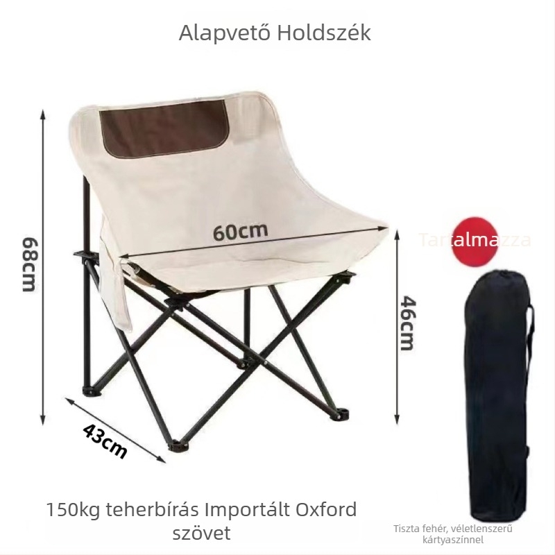 Moon Chair összecsukható kemping szék, Oxford vászon, Yi Jia Wen Yan márka, testreszabható