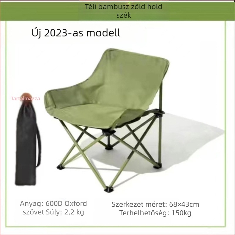 Moon Chair összecsukható kemping szék, Oxford vászon, Yi Jia Wen Yan márka, testreszabható