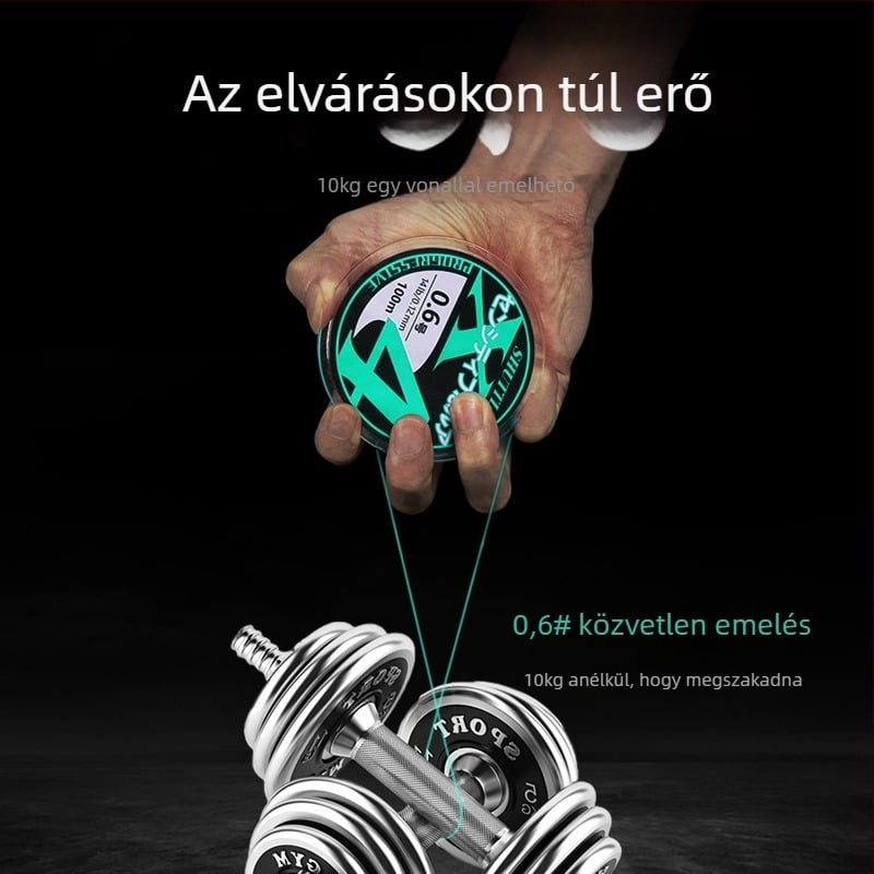 Tucumi horgászvonal, PE anyag, nagy szakítószilárdság, doboz 100 darab