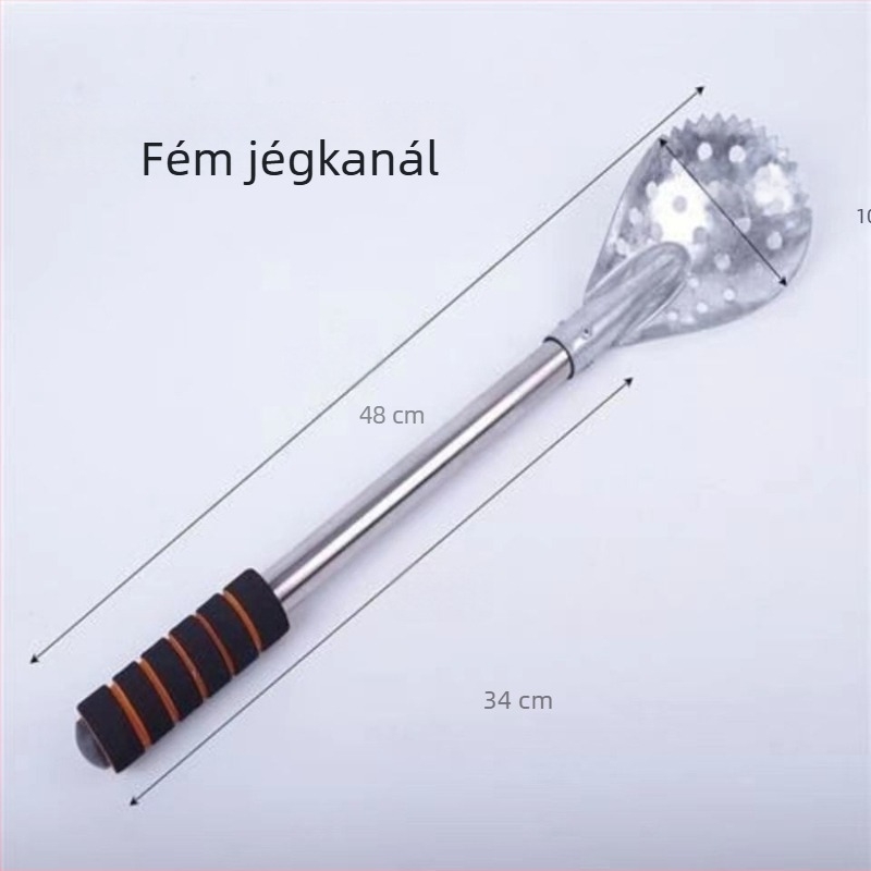Jéghorgászbot-tartó – kétfejes, tömörfa, nem hajtogatható, nem forgó