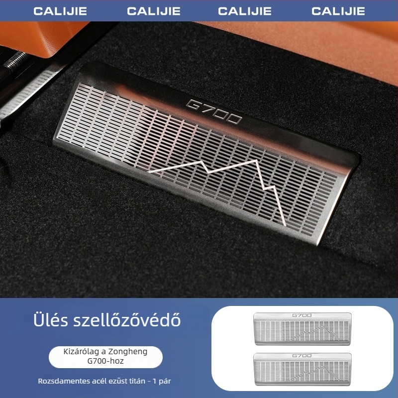 G700 alatti ülés légcsatornájának védőfedél - rozsdamentes acél, blokkolás elleni háló