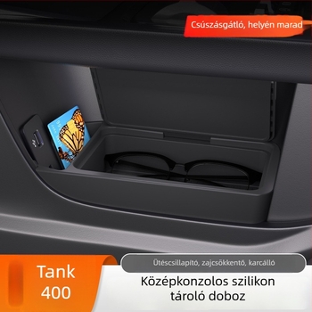 Whale szilikon belső tároló doboz központi konzolhoz, modell Tank 400hi4