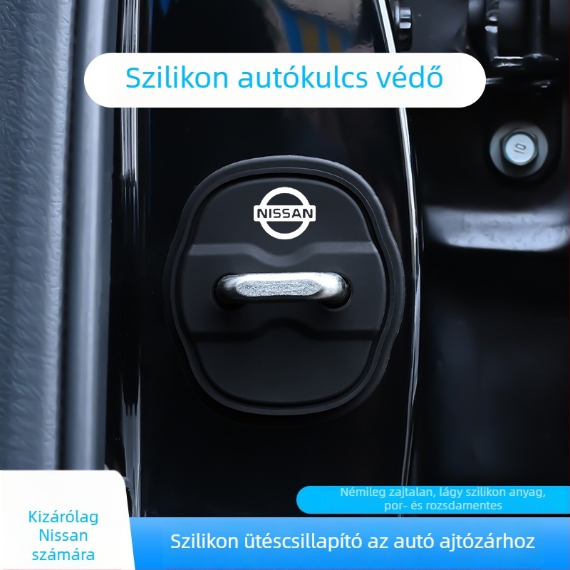 Nissan ajtózárvédő sapka — szilikon, kompatibilis Sylphy, Teana, Qashqai, X-Trail, Tiida, Bluebird