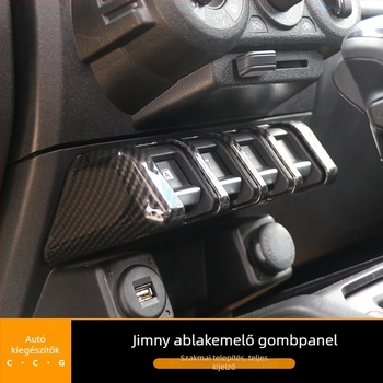 Jimny belső dekoráció a középkonzolhoz (19 modell) – ABS belső alkatrészek, központi vezérlő emelőkapcsoló, testreszabás elérhető