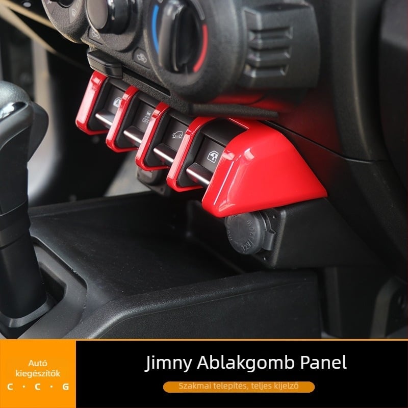 Jimny belső dekoráció a középkonzolhoz (19 modell) – ABS belső alkatrészek, központi vezérlő emelőkapcsoló, testreszabás elérhető
