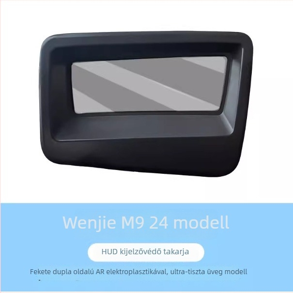 M9 HUD védőfedő, ABS+üveg, illeszkedik 24 Wenjie M9 modellhez