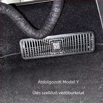 Tesla Model Y 2025 Frissített kiadás – ülés alatti légkivezető védőburkolat (műanyag, modell HXYG)