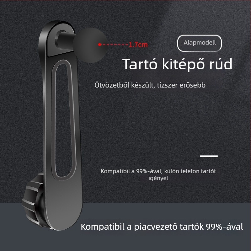Autós telefontartó – Deep Choice, ötvözet, univerzális hosszabbító rúd