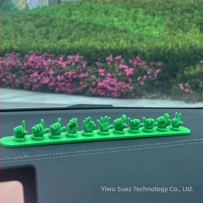 Autóba szerelhető dísz, Glow-in-the-dark, TPE anyag, logónyomtatás lehetséges, Quick technology