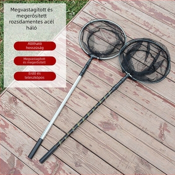 Horgászháló, összecsukható és kinyitható, EVA anyag, megerősített vastag kivitelezés