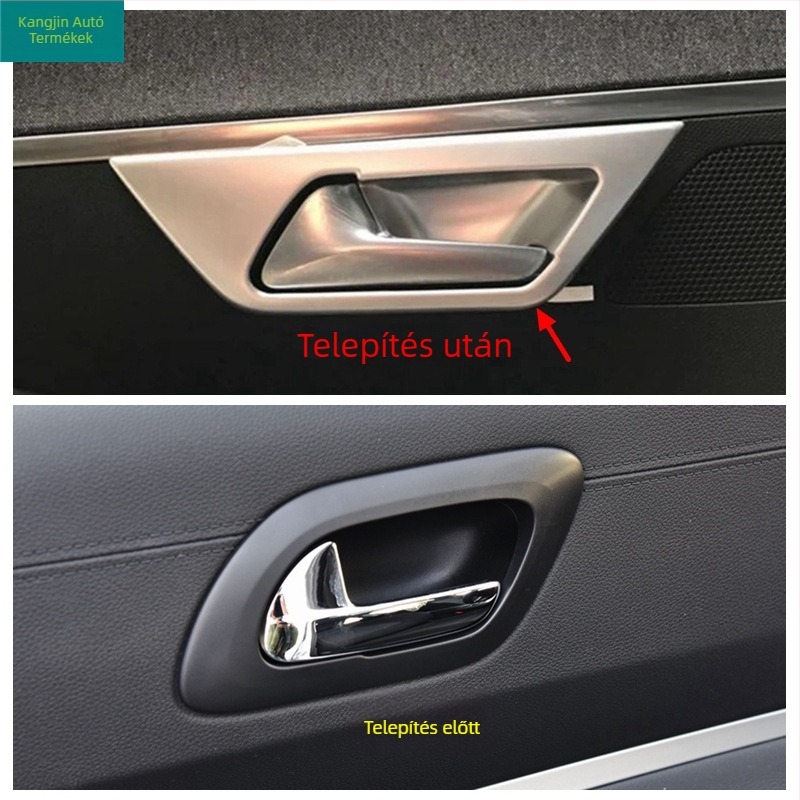 Peugeot 4008/5008 (2017–2023) belső kilincskeret, ABS anyag, Kang Jin, felület: ABS plating vagy karbon rost mintázat