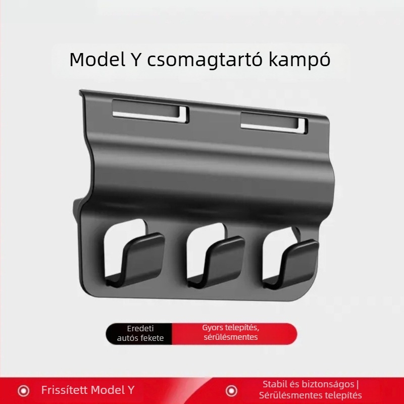 Tesla ModeIY csomagtartó kampó, kétoldalas tároló kiegészítő, nylon anyag, modell 012