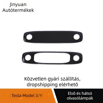 Tesla Model 3/Y olvasólámpa keret – elő- és hátsó olvasó lámpához, ABS műanyag, logó nélkül
