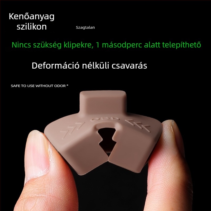 OBD védőburkolat M8/M7-hez, TPE anyag, porvédelem, belső dekoratív fedél