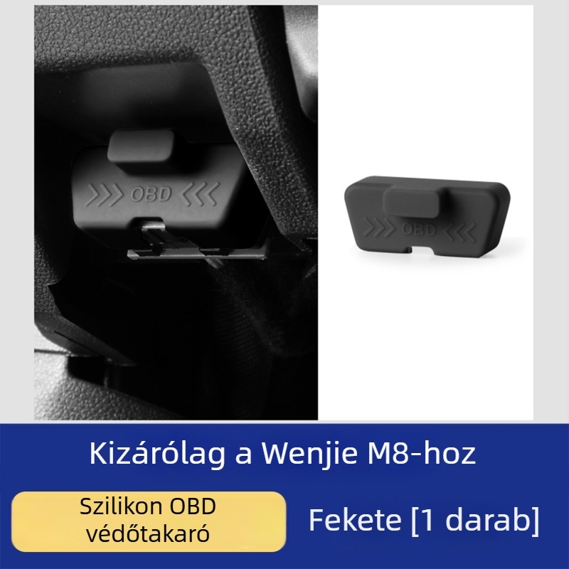 OBD védőburkolat M8/M7-hez, TPE anyag, porvédelem, belső dekoratív fedél