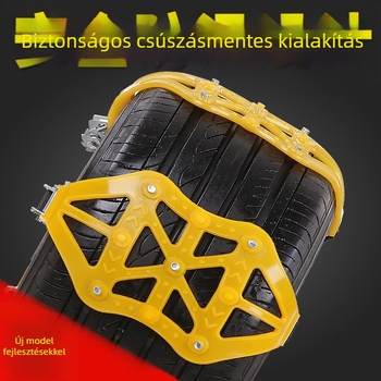 Autó téli hólánc - kapcsos típusú, univerzális, PVC anyag, egy darab, általános modell
