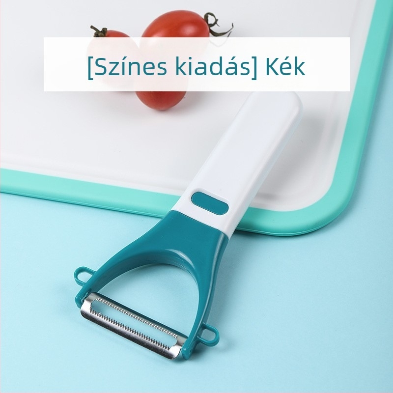 Tea Flower (CHAHUA) gyümölcs- és zöldség-hámozó, rozsdamentes acél, többfunkciós, modell 2264
