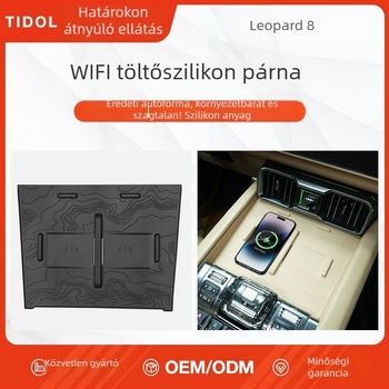 Equation Leopard 8 Központi Konzol Szilikon Pad Vezeték Nélküli Töltéssel – Belső Védelem
