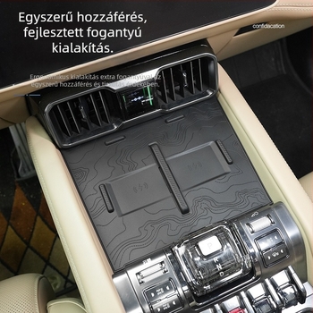 Equation Leopard 8 Központi Konzol Szilikon Pad Vezeték Nélküli Töltéssel – Belső Védelem