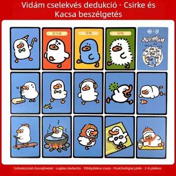 Qcf/Yulefang Laminált papírtártya – Többszereplős parti játék, logikai puzzle közösségi eseményekhez, 7–14 éveseknek