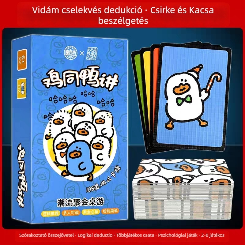 Qcf/Yulefang Laminált papírtártya – Többszereplős parti játék, logikai puzzle közösségi eseményekhez, 7–14 éveseknek