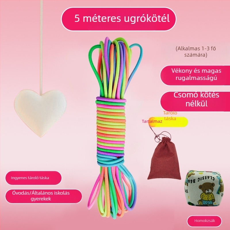 Gumis ugrókötél gyerekeknek, nylonból, Dance Sail márka